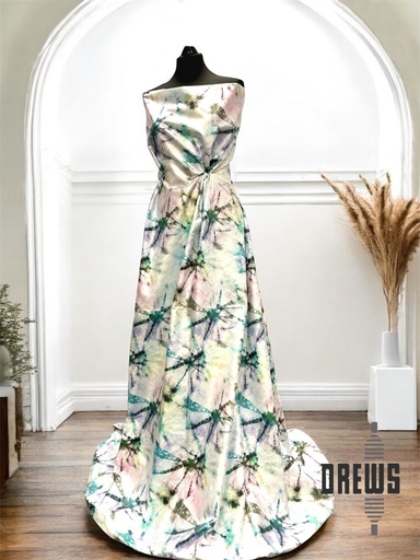 [1864-6242-016-3] Bazin Print 6242-016 - 3 m