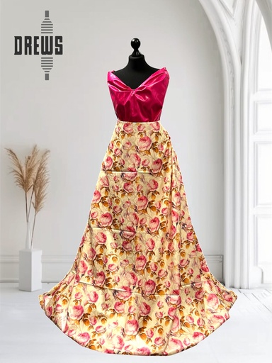 [1730-6041-001-5] Bazin Print 6041-001 | 5 m