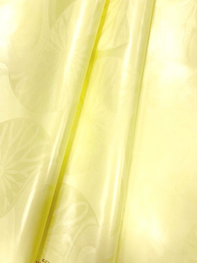 [1843-S121-0TM7_4] Bazin uni Color 121-jaune clair, 4 m