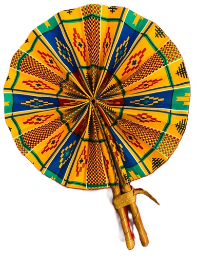 [P0007435] Fächer gelb-blau