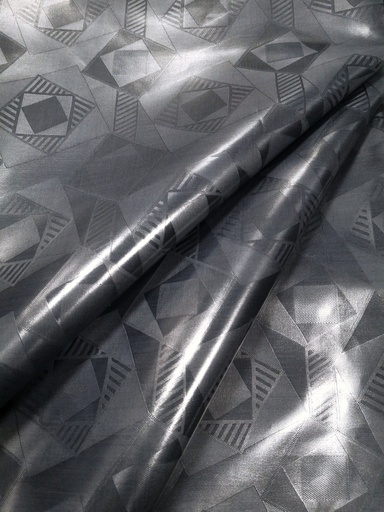 [1642-S910-19393-3] Bazin uni Color 910-gris foncé | HF - 3 m