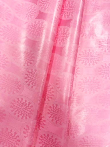 [1547-S319-18979-3] Bazin Lotus 319-rose bonbon - 3 m