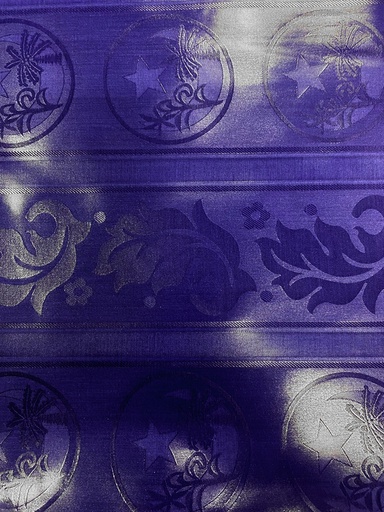 [1996-S515-20104-3] Bazin uni Color 515-dark violet-blue | D - 3 m