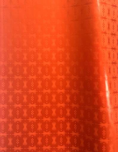 Bazin uni Color 208-dunkelorange | HF