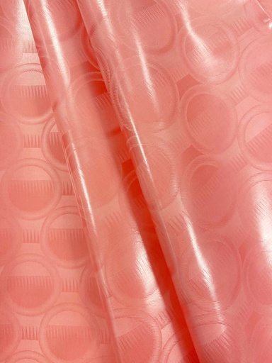 [1920-S213-20884-4] Bazin uni Color 213-rose saumon | D - 4 m