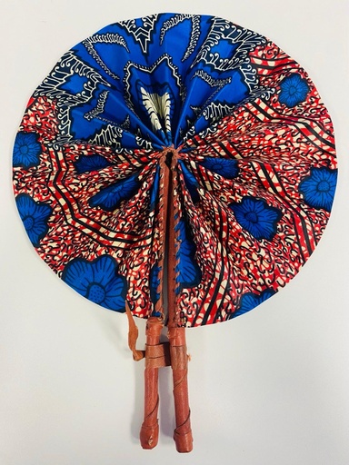 [F2606-01] Fächer blau-rot