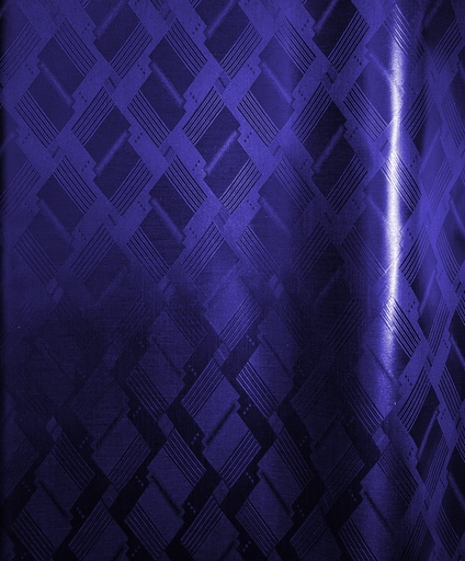 [2211-S527-15M8-4,3] Bazin uni Color 527-indigo | 4,3 m