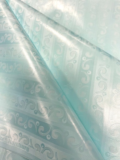 [1776-S614-20049-3] Bazin uni Color 614-aqua | HF - 3 m